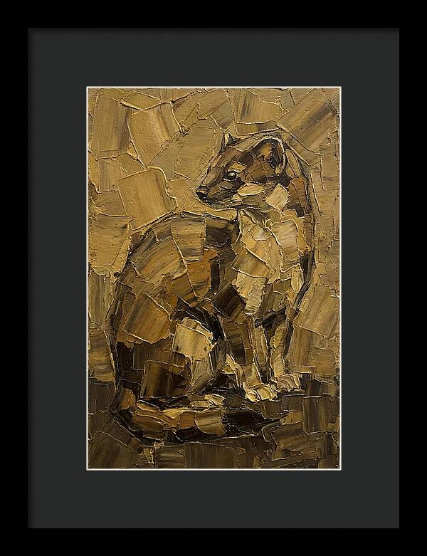 Weasel In Earthy Tones