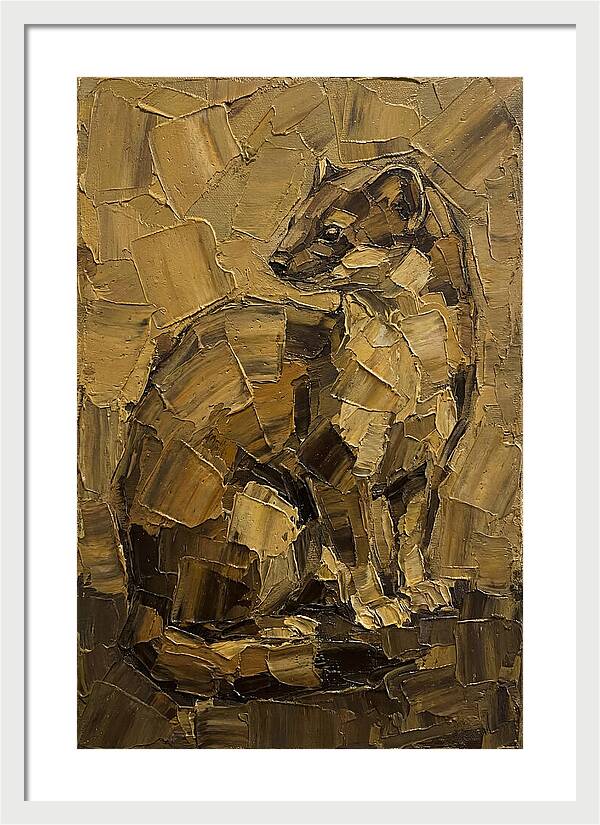 Weasel In Earthy Tones