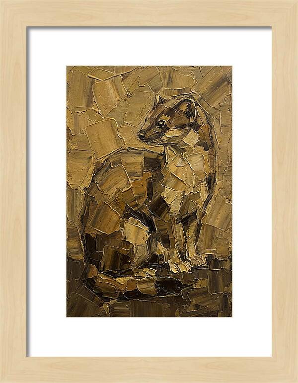 Weasel In Earthy Tones