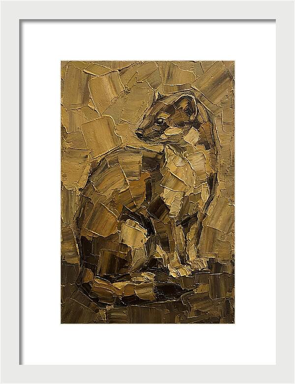 Weasel In Earthy Tones