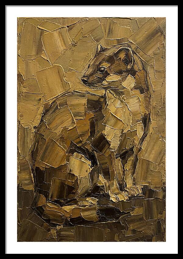 Weasel In Earthy Tones