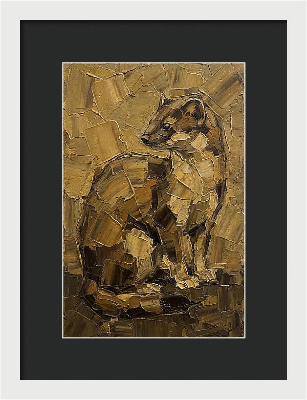 Weasel In Earthy Tones