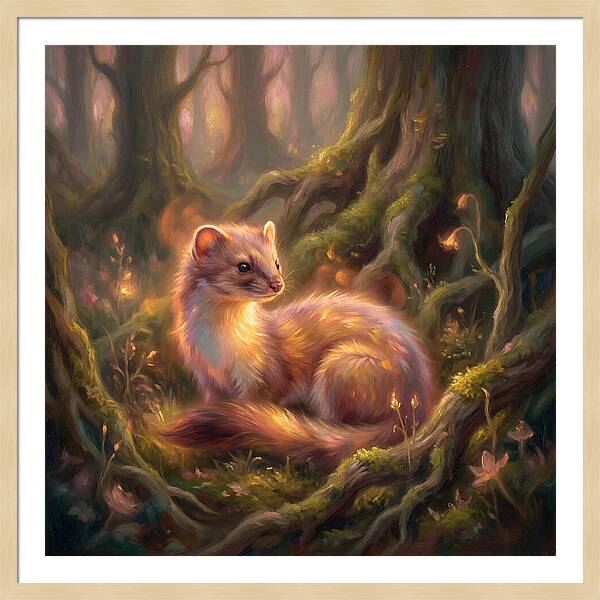 Weasel In Enchanted Forest