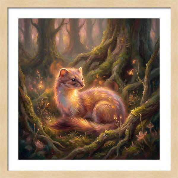 Weasel In Enchanted Forest