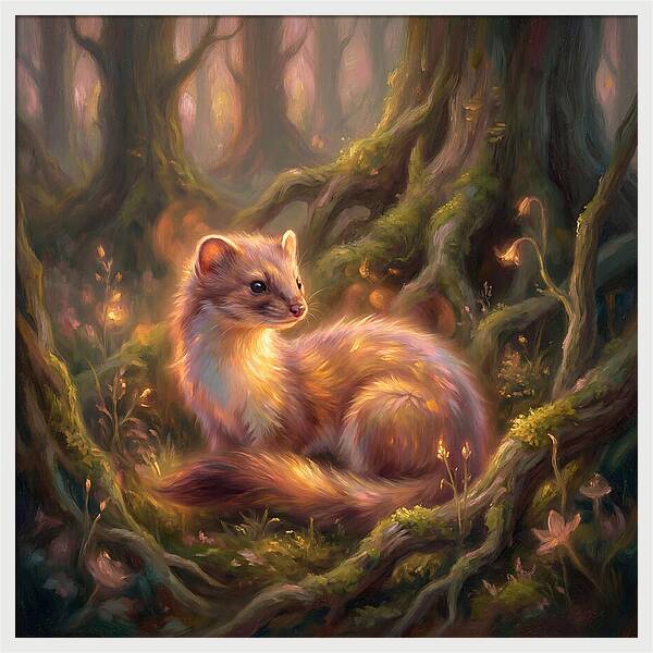 Weasel In Enchanted Forest