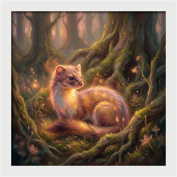 Weasel In Enchanted Forest