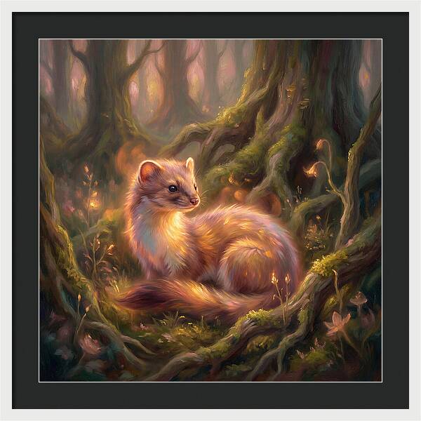 Weasel In Enchanted Forest