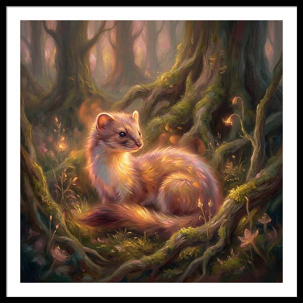 Weasel In Enchanted Forest