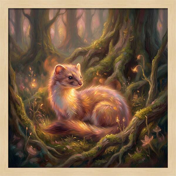 Weasel In Enchanted Forest