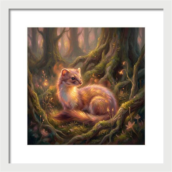 Weasel In Enchanted Forest