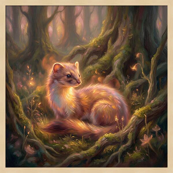 Weasel In Enchanted Forest