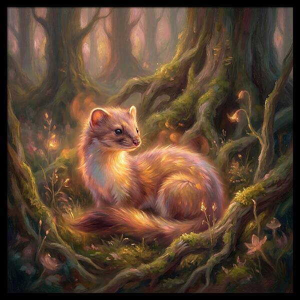 Weasel In Enchanted Forest
