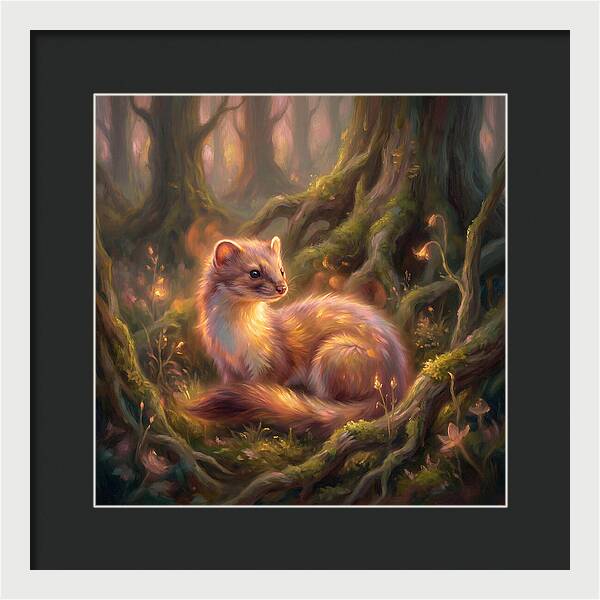 Weasel In Enchanted Forest
