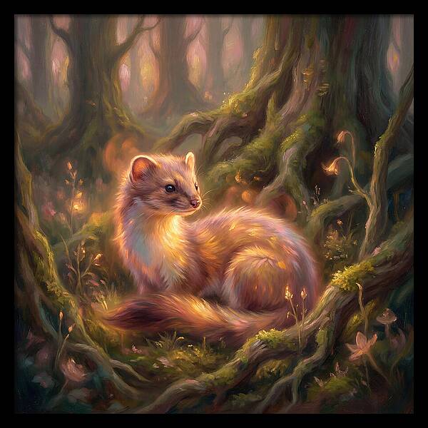 Weasel In Enchanted Forest