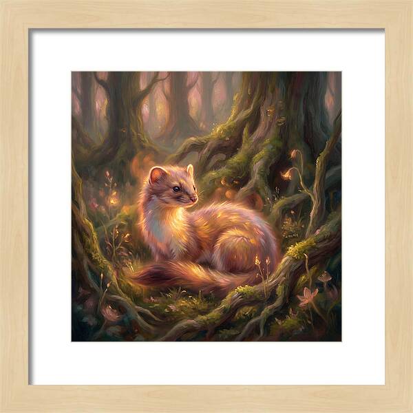 Weasel In Enchanted Forest