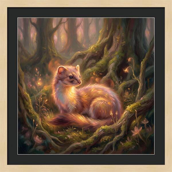 Weasel In Enchanted Forest