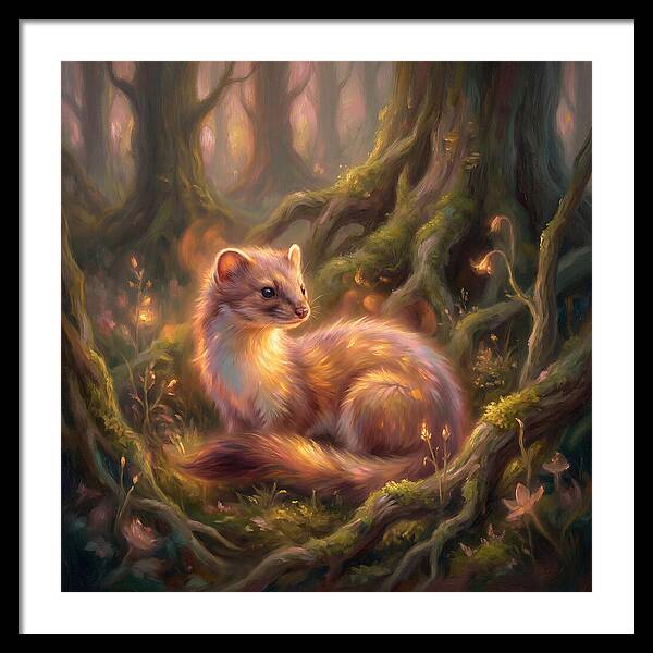 Weasel In Enchanted Forest