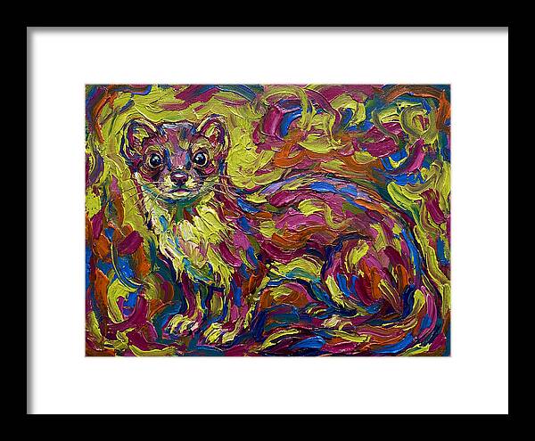 Weasel In Vibrant Colors