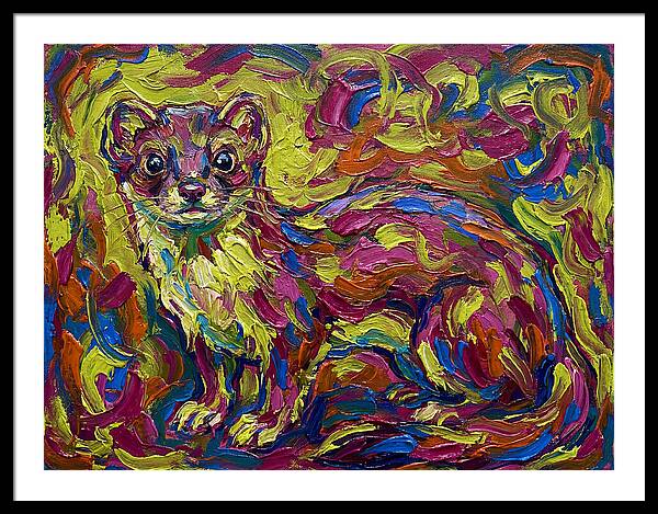 Weasel In Vibrant Colors