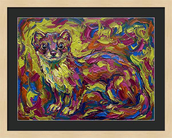 Weasel In Vibrant Colors