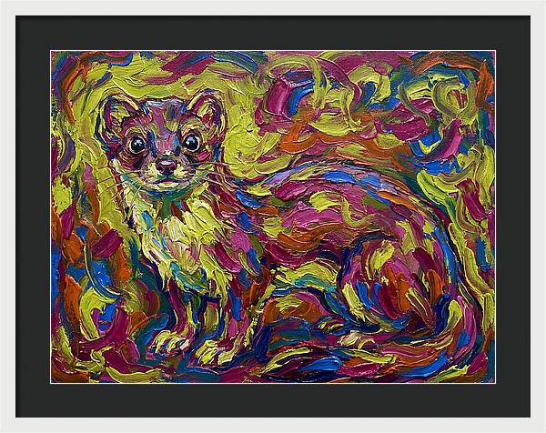 Weasel In Vibrant Colors