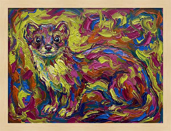Weasel In Vibrant Colors