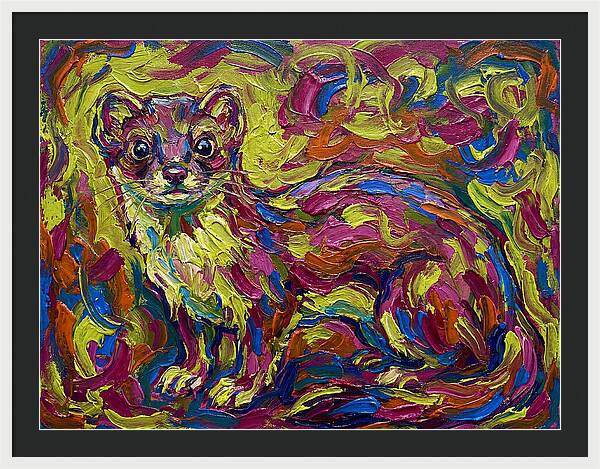Weasel In Vibrant Colors
