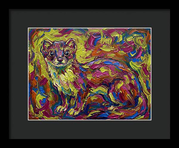 Weasel In Vibrant Colors