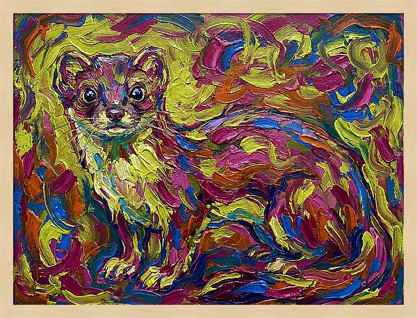 Weasel In Vibrant Colors