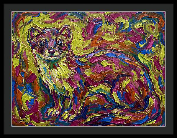 Weasel In Vibrant Colors