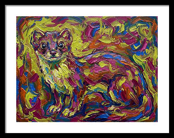 Weasel In Vibrant Colors