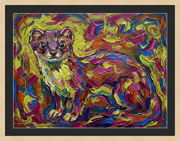 Weasel In Vibrant Colors
