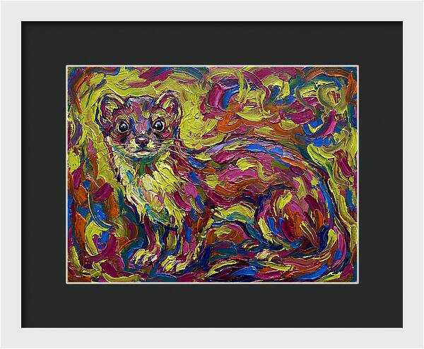 Weasel In Vibrant Colors