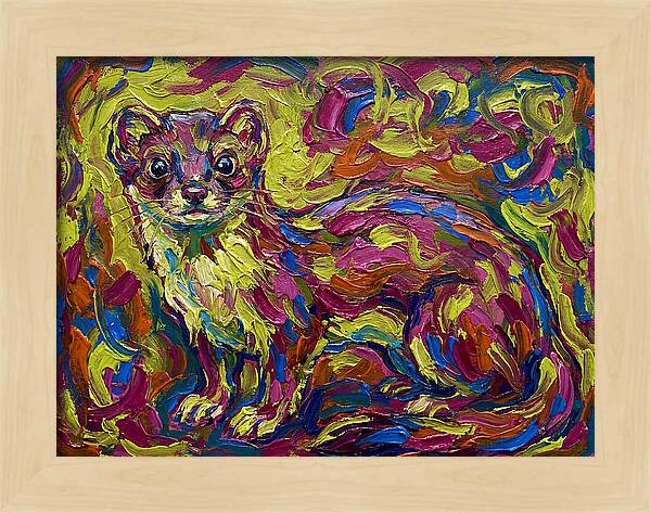 Weasel In Vibrant Colors