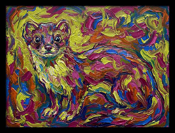 Weasel In Vibrant Colors