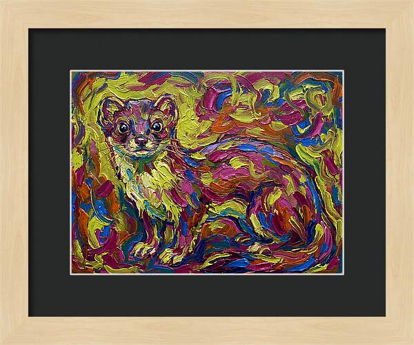 Weasel In Vibrant Colors