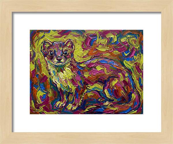 Weasel In Vibrant Colors