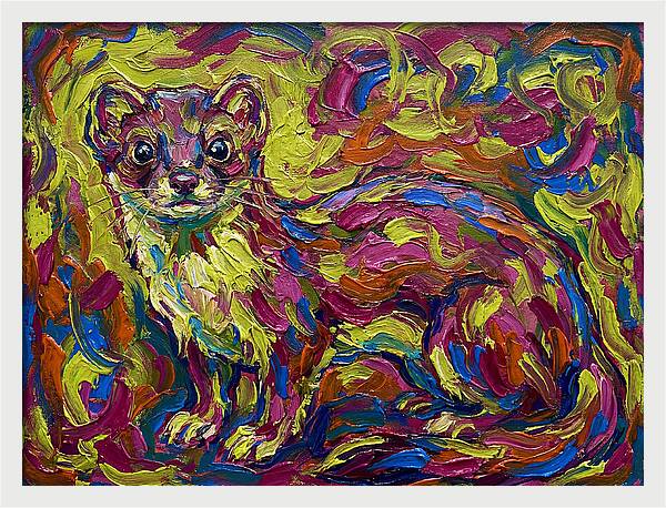 Weasel In Vibrant Colors