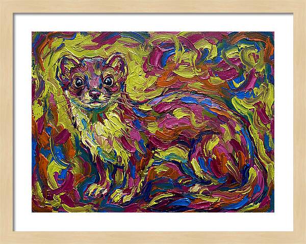 Weasel In Vibrant Colors