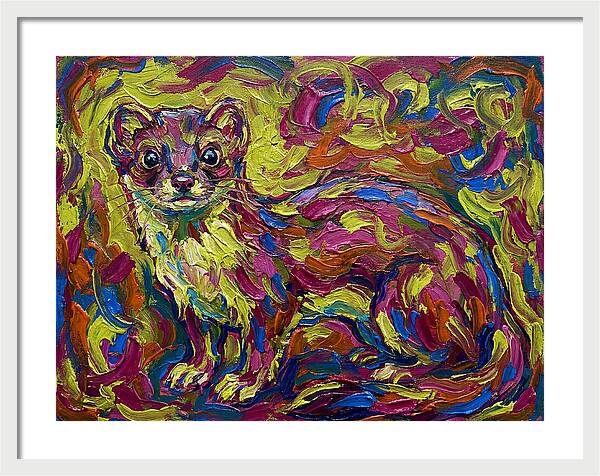 Weasel In Vibrant Colors
