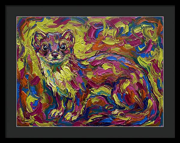 Weasel In Vibrant Colors