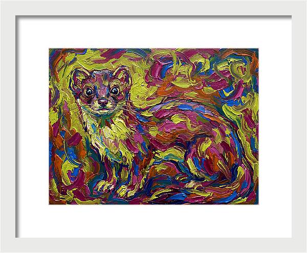 Weasel In Vibrant Colors