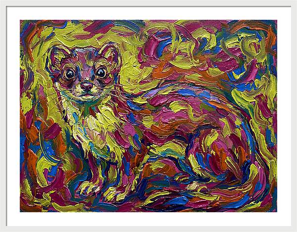 Weasel In Vibrant Colors