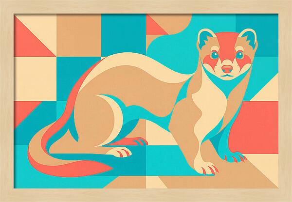 Weasel In Vibrant Geometry