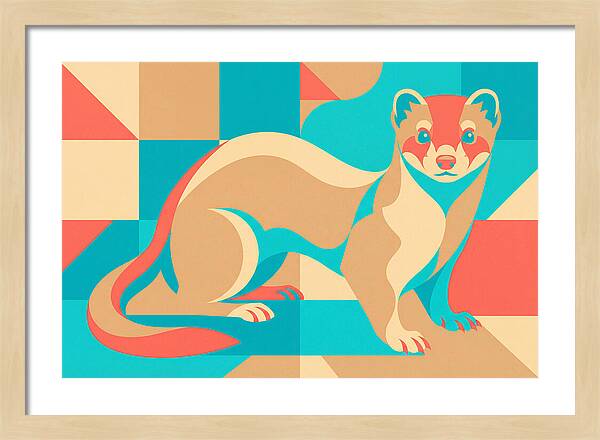 Weasel In Vibrant Geometry