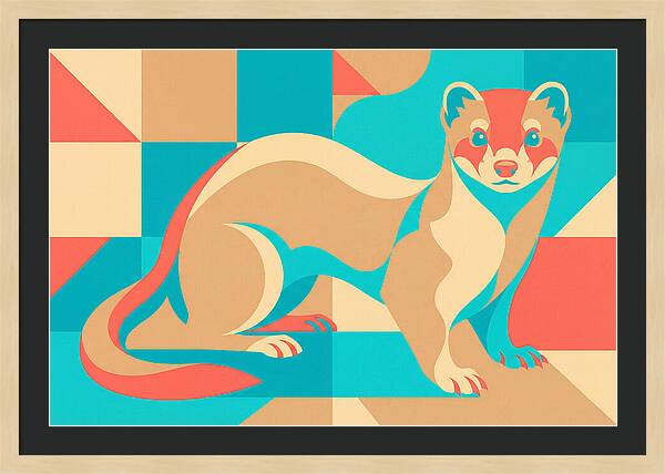 Weasel In Vibrant Geometry