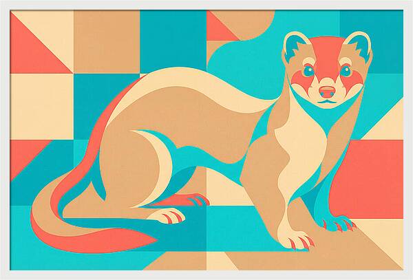 Weasel In Vibrant Geometry