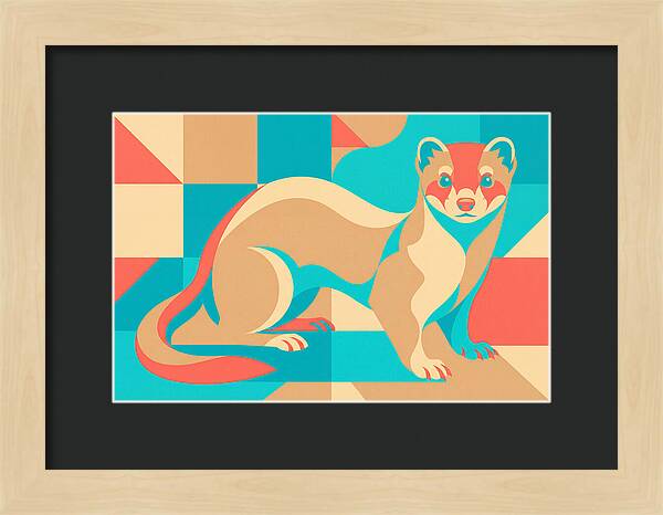 Weasel In Vibrant Geometry