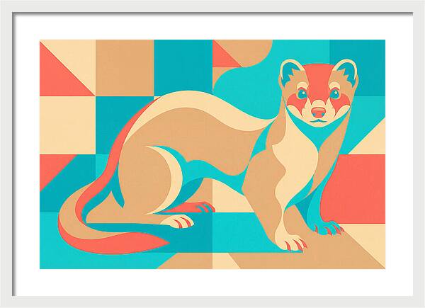 Weasel In Vibrant Geometry
