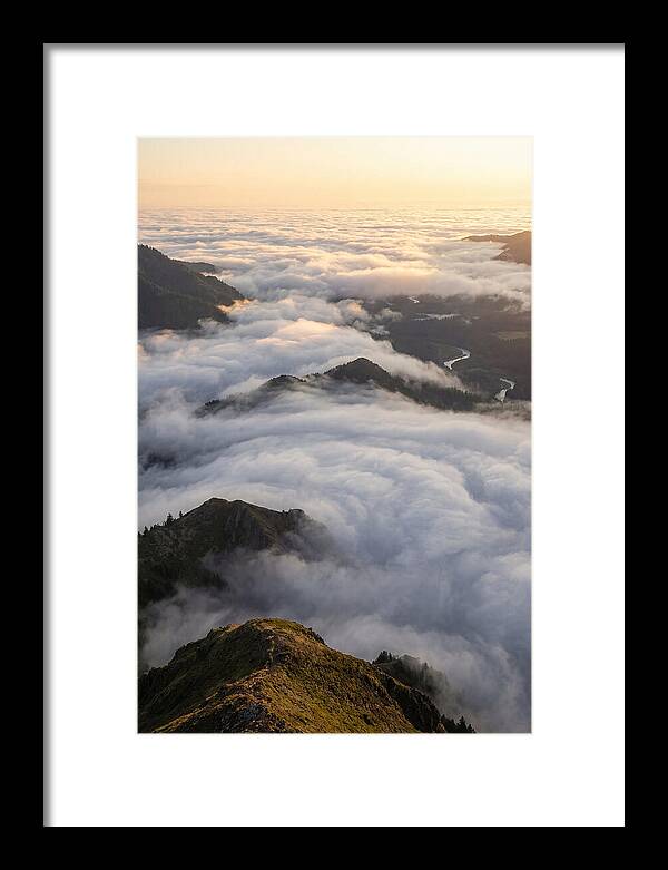 Weather Cloud Inversion Over Mountains